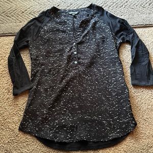 🧡Express 3/4 sleeve Henley shirt